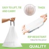 1.2 Gallon 220pcs Strong Drawstring Trash Bags Garbage Bags by