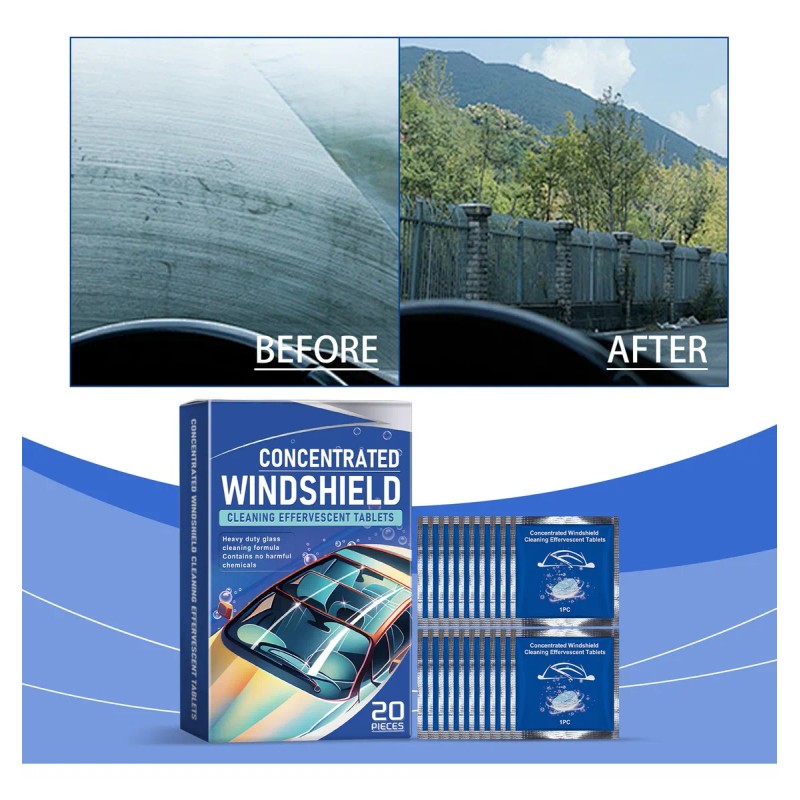 Tabletas Efervescentes Limpiaparabrisas Z Car Rain Pro 2001