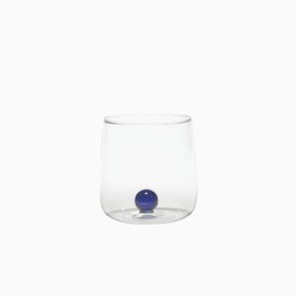 Bilia Tumbler (Set of 6) Colorful Glass Ball (Color: Blue)