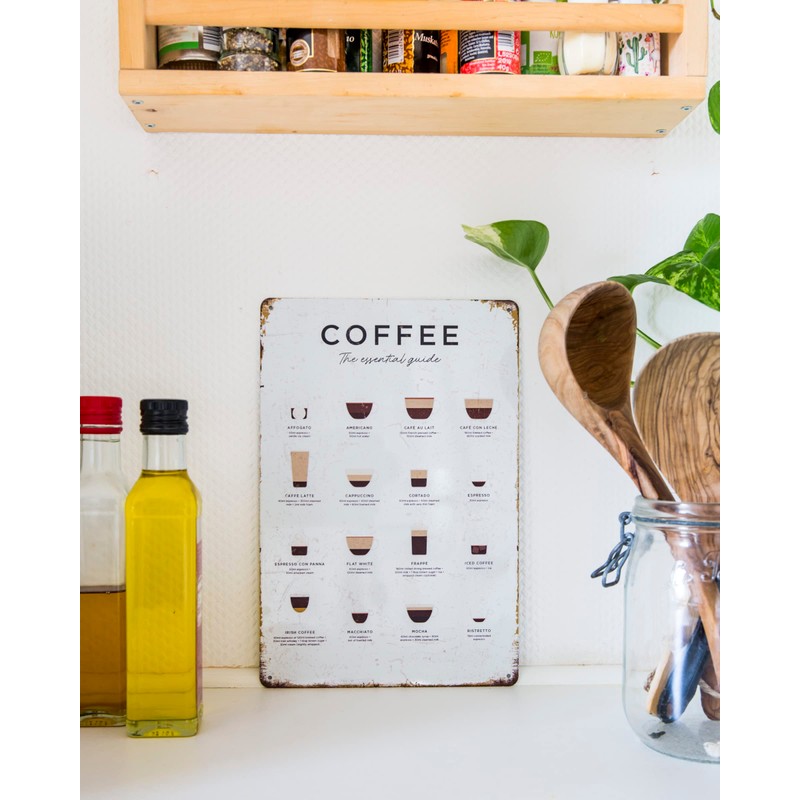 30 x 20 cm Weatherproof Coffee Café Tin Sign, Speciality