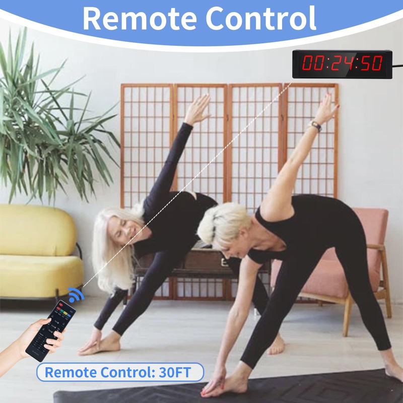 Ousmile Large Stopwatch with Start/Stop Button, LED Digital Timer with