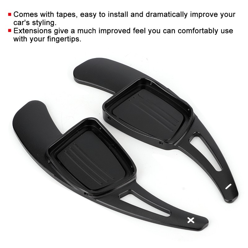 Pair of Steering Wheel Direct Shift Paddle Extension Fit for