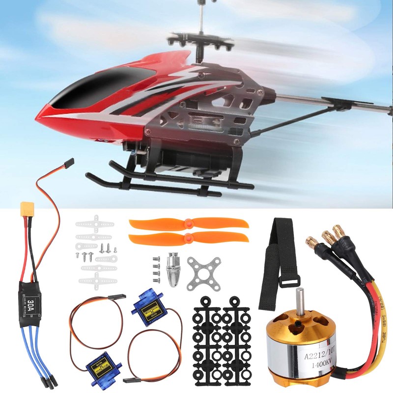 Helicopter Combo Pack, Includes 2212 1400KV Motor 8060 Propeller 9G