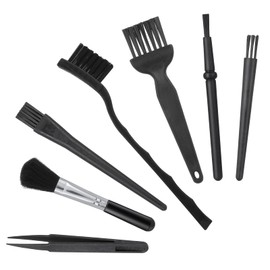 TIESOME Set of 7 Keyboard Anti Static Brushes, Plastic Handle Portable Cleaning Brushes Computer Keyboard Cleaning Brush Kit for Cleaning Computer Keyboard Car Lab