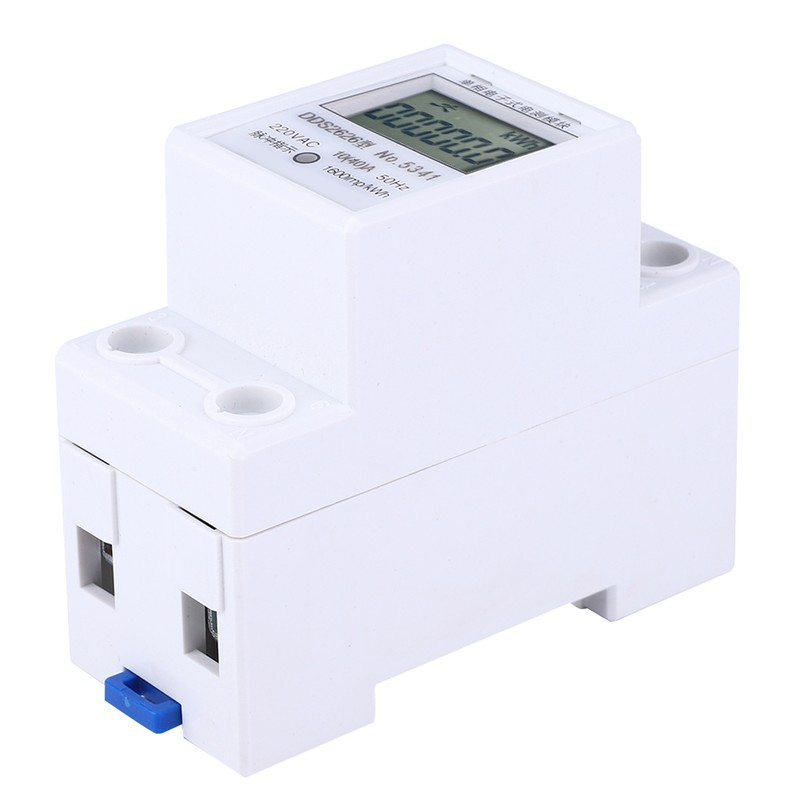 DDS2626 2P Single Phase Electronic Energy Meter LCD Display Din