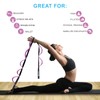 A AZURELIFE Premium Durable Stretch Straps with Loops, Stretching Strap