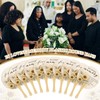 100 Pcs Funeral Favors for Guests Funeral Fans Bulk, Sunflowers
