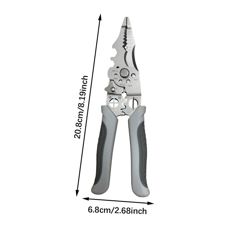 Colcolo Wire Stripper Wire Cutter Wiring Tool Professional Cutting Electricians