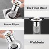 Pack of 2 Stainless Steel Floor Drain Strainer, Stainless Steel