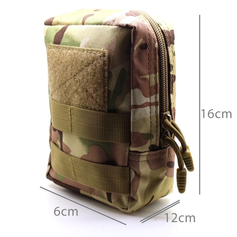 Multicam Camo Tactical MOLLE Utility Pouch Belt Camouflage Admin Tool