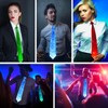 OMUMU Colorful LED Light up Neck Tie, USB Rechargeable Necktie,