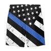 SARA NELL Men's Swim Trunks Police Support Flag Thin Blue