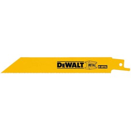 DEWALT Reciprocating Saw Blades, Straight Back, 4-Inch, 14 TPI, 5-Pack (DW4807)