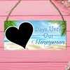 Days Until Our Honeymoon Countdown Plaque | Romantic Honeymoon Countdown