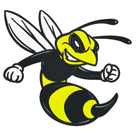 Angry Bee Decals – Waterproof Vinyl Sticker 2-Pack for Car Windows, Bumpers, Laptops, and Cute Animal Fans#B063