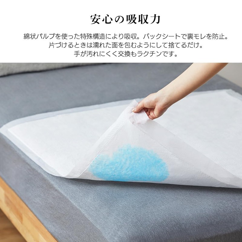 Iris Ohyama FYL-10 Waterproof Sheets, Set of 10, Disposable Waterproof