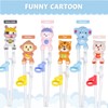 Quimoy 2 Pairs Kids Training Chopsticks, Cute Animal Cartoon Design
