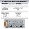2.13 Inch LoRa E-Ink Display Module, ESP32-S3 USB C with