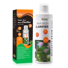 hygger Aquarium Water Clarifier, Water Clarifier for Fish Tank, Clears Cloudy Water for Freshwater and Saltwater Tanks, 500 ML