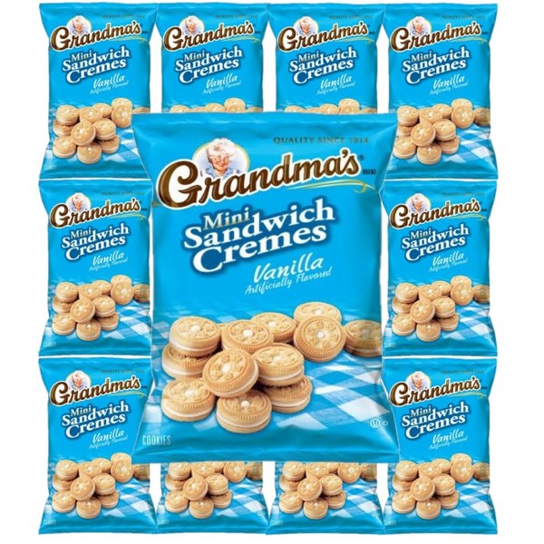 Grandma's Cookies Assortment (10ct Vanilla Creme Sandwich)