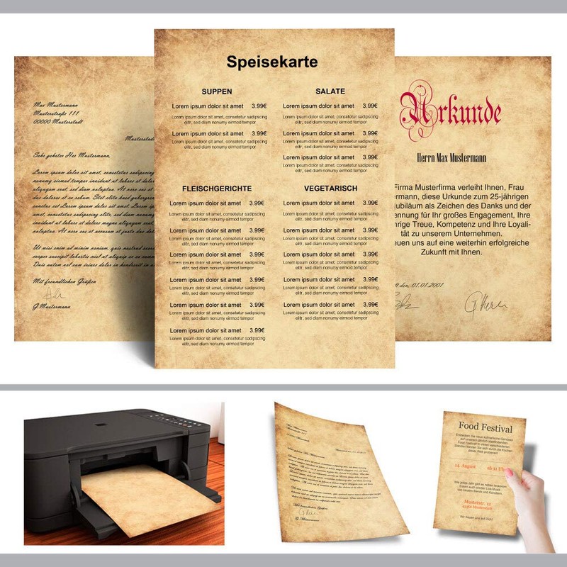 Letter Paper Sets Antique & History, History 20 Sheets Writing