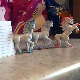 VINYL UNICORN FIGURES - Toys - 12 Pieces