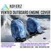 Koverz Custom Fit Vented Boat Engine Cover Compatible with Yamaha