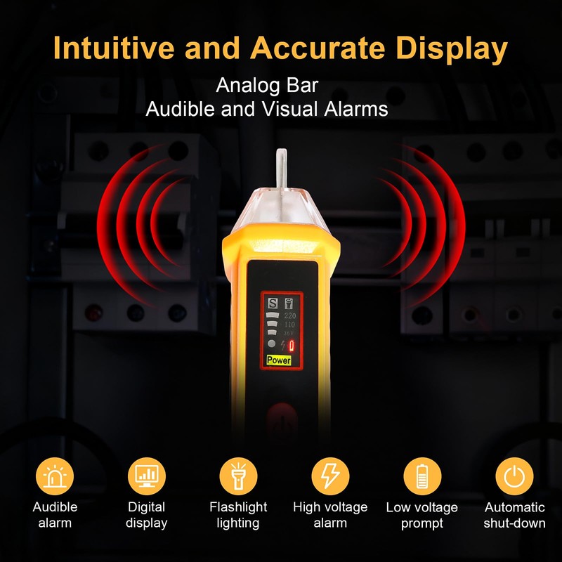 Uyled Non Contact Voltage Tester Dual Range Voltage Tester Pen