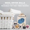 Wool Dryer Balls Laundry Fabric Softener Reusable XL Natural 100%