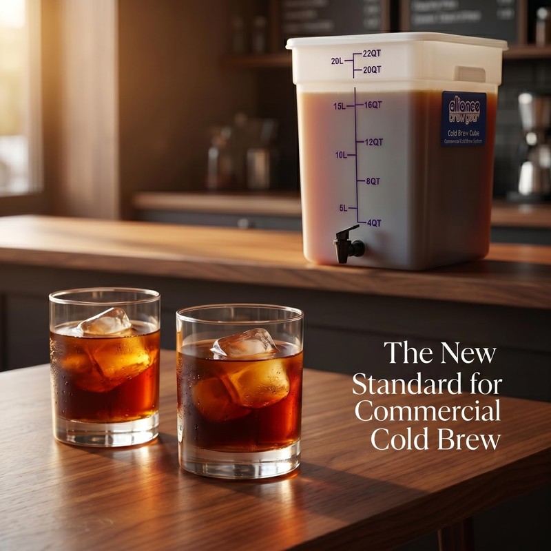Cold Brew Cube, 5 Gallon Cold Brew Maker, Dual Filtration,