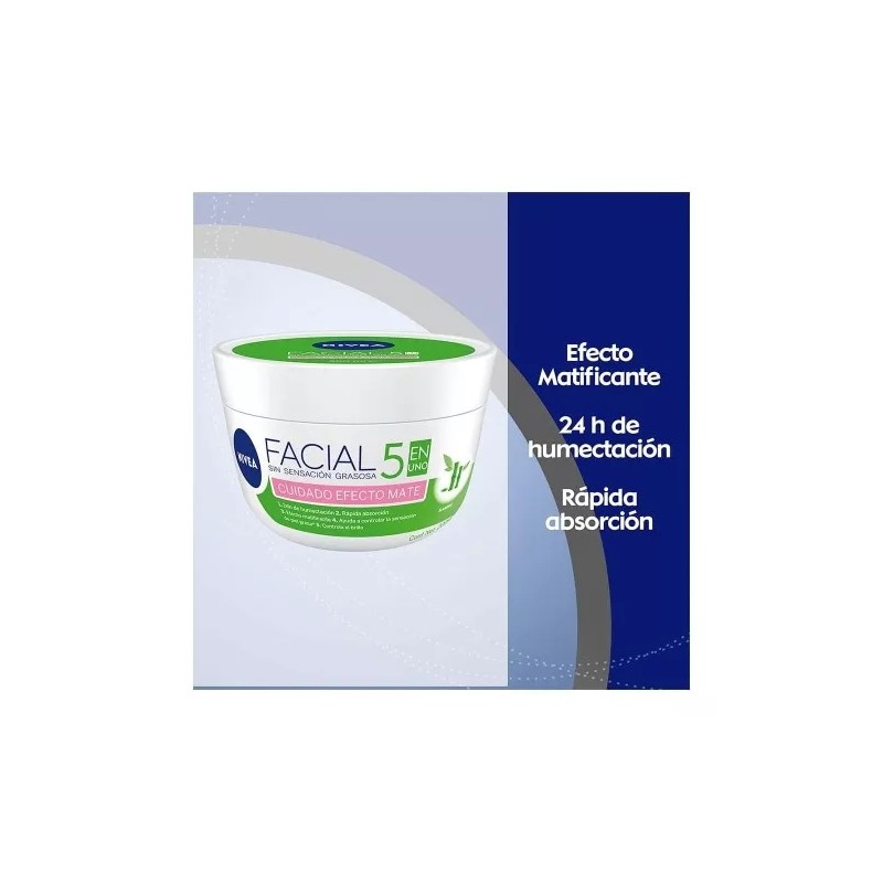 Nivea Kit Nivea Efecto Mate; Agua Micelar Y Crema Facial