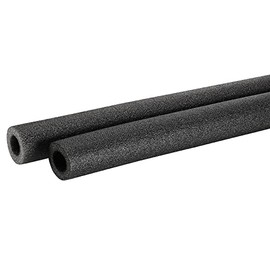 sourcing map Foam Tube Sponge Protective Sleeve Black Seal Sleeve Polyethylene Pipe 20mm(0.78 Inch) ID for Pipe Insulation, Pack of 2