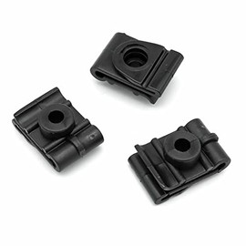 VVO Fasteners- Black Plastic Front Wheel Arch Lining & Mudguard Spire Clips for Mitsubishi FTO, L200, Pajero/Shogun, Colt, (Pack of 10)