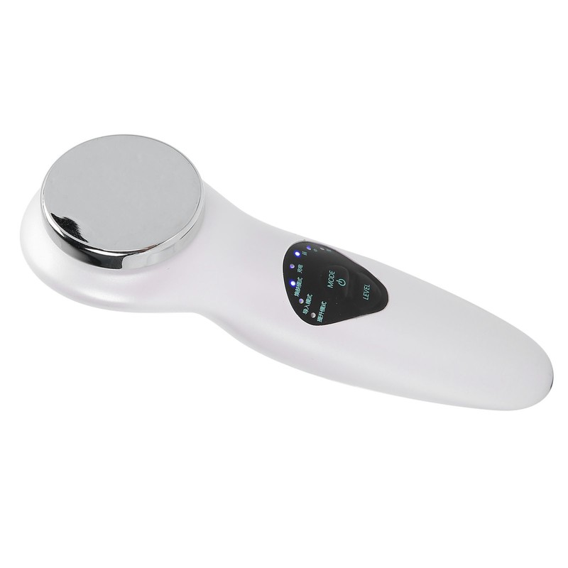 Ultrasonic Face Massager EMS Electric Facial Cleanser Heating Skin Care