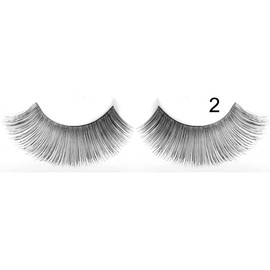 False Fake Eyelashes Real Hair Full 102