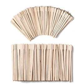 500Pcs Waxing Sticks for Hair Removal - Borogo Eyebrow, Lip, Nose Small Waxing Applicator Sticks for Hair Removal and Smooth Skin - Spa and Home Usage