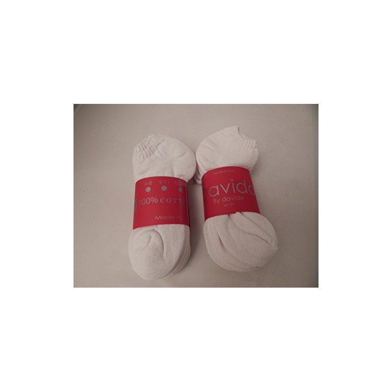 davido Women socks ankle low cut 100% cotton 8 pairs