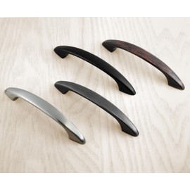 HESTIA HARDWARE 10 Pack | 3 Inch Kitchen Cabinet Handles Satin Nickel Cabinet Pulls Brushed Nickel Drawer Pulls Kitchen Cabinet Hardware Kitchen Handles for Cabinets Cupboard Handles (Z9.10.S)