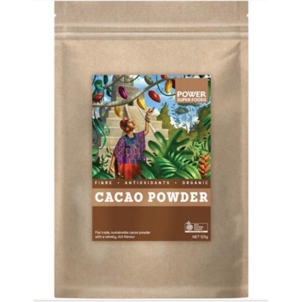 Power Super Foods Cacao Power Powder Raw Organic 125g