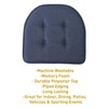 Sweet Home Collection Chair Cushion Memory Foam Pads Tufted Slip