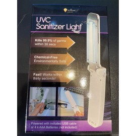 Brilliant Ideas New! UVC Sanitizer Light  Kills 99.9% of germs within 30s Brand New Sealed