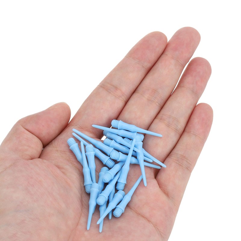 PATIKIL Plastic Dart Tips 2BA Thread, 60 Pack Soft Dart