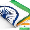Anley EverStrong Series Embroidered India Flag 3x5 Ft - Nylon