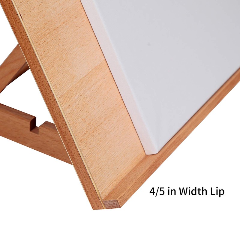 Falling in Art Extra Large 5-Position Wood Drafting Table Easel