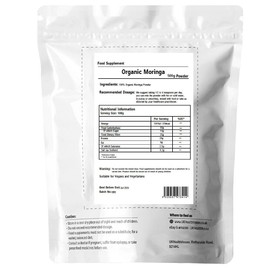 UKHealthHouse Moringa Powder - Raw Moringa Oleifera Leaf - Rich in Vitamins, Antioxidants & Amino Acid - Pure Moringa Oleifera Supplement - Vegans UK (1 kg)