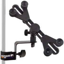 keepdrum Variable Tablet PC Holder for All Standard Sizes with Tripod Clamp