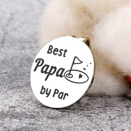 Golf Gifts for Men New Dad Golf Ball Marker Hat Clip Golf for Papa Gender Reveal Ideas Birthday Gifts for Dad from Daughter Son Wife Husband Stepdad Christmas Stocking Stuffers First Fathers Day
