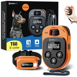 ABBIDOT Dog Training Collar with Remote, Trainer’s Choice, 4100Ft, 178 Levels, 5 Modes (E-Clicker, Night Lights, Vibration, Correction, Tone), Waterproof, Fits 5-120lbs Small, Medium, Large Dogs