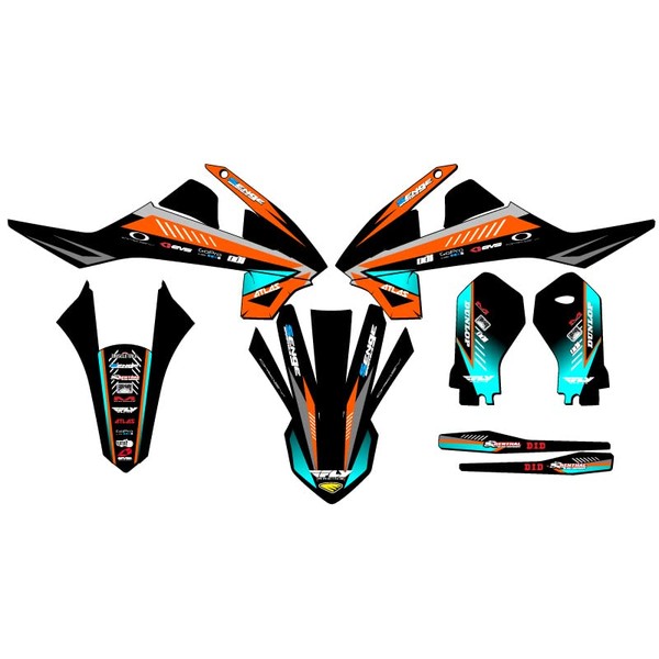 2019-2023 SX 65 Surge Orange Senge Graphics Base Kit Compatible