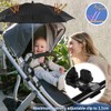 Baby Pram Umbrella 360° UV Protection Baby Stroller Umbrella Universal